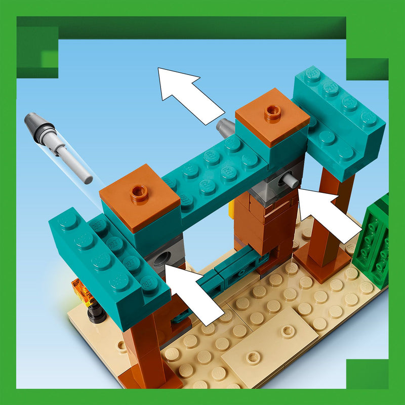 Lego Minecraft 21267 The Illager Desert Patrol Playset for Ages 7 & Up, packaging shot