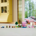 Lego Minecraft 21268 The Baby Pig House Toy Playset for Ages 7 and Up, side angle