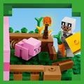 Lego Minecraft 21268 The Baby Pig House Toy Playset for Ages 7 and Up, rear view