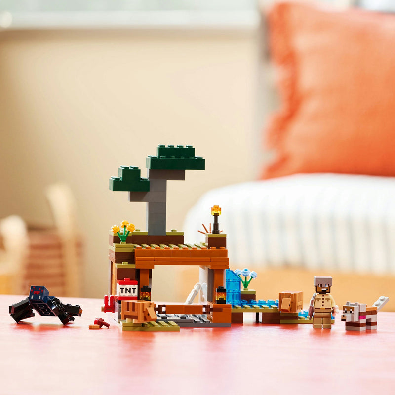 Lego Minecraft 21269 The Armadillo Mine Expedition Playset for Ages 8+, side angle
