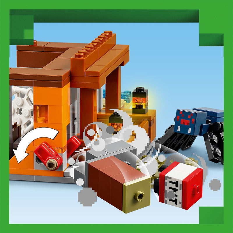 Lego Minecraft 21269 The Armadillo Mine Expedition Playset for Ages 8+, rear view
