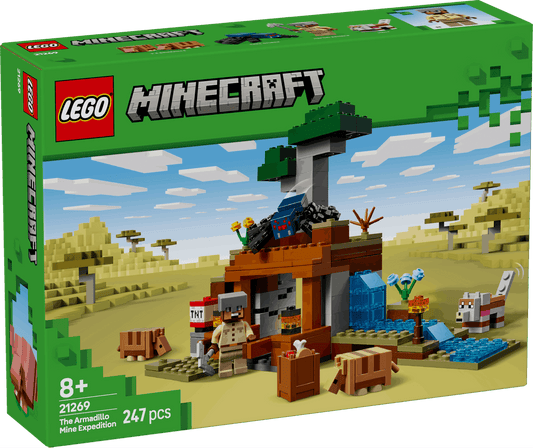 Lego Minecraft 21269 The Armadillo Mine Expedition Playset for Ages 8+ collectible from Curious Minds