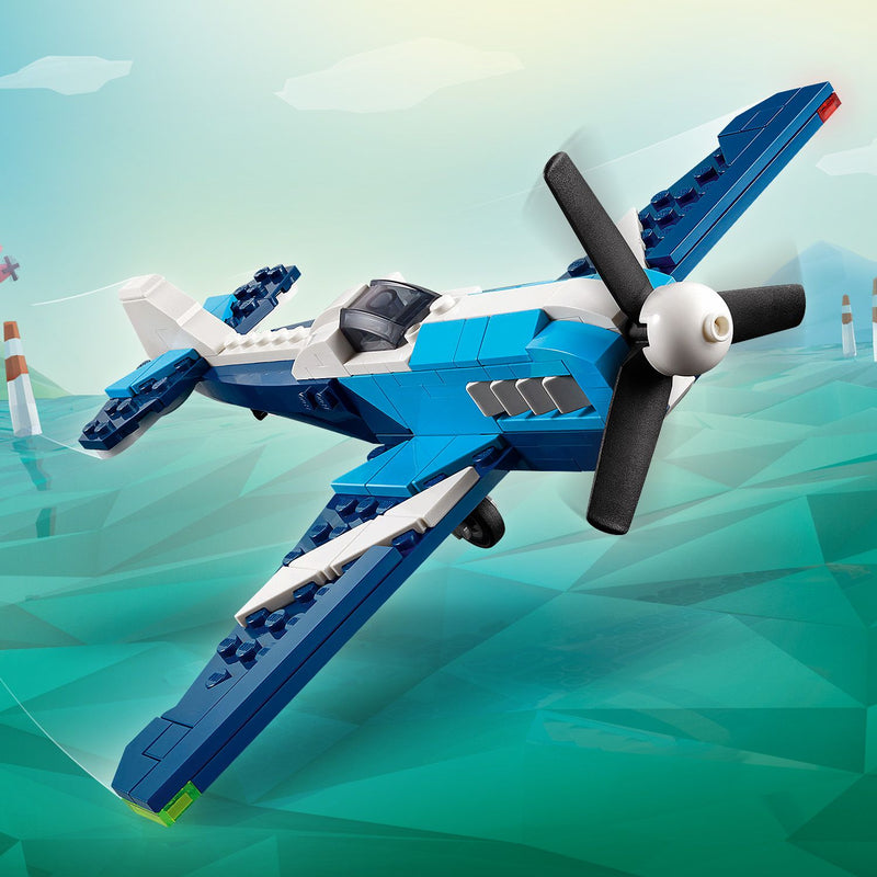 Lego Creator 3 in 1 31160 Aircraft: Race Plane Playset for Ages 7 & Up, rear view