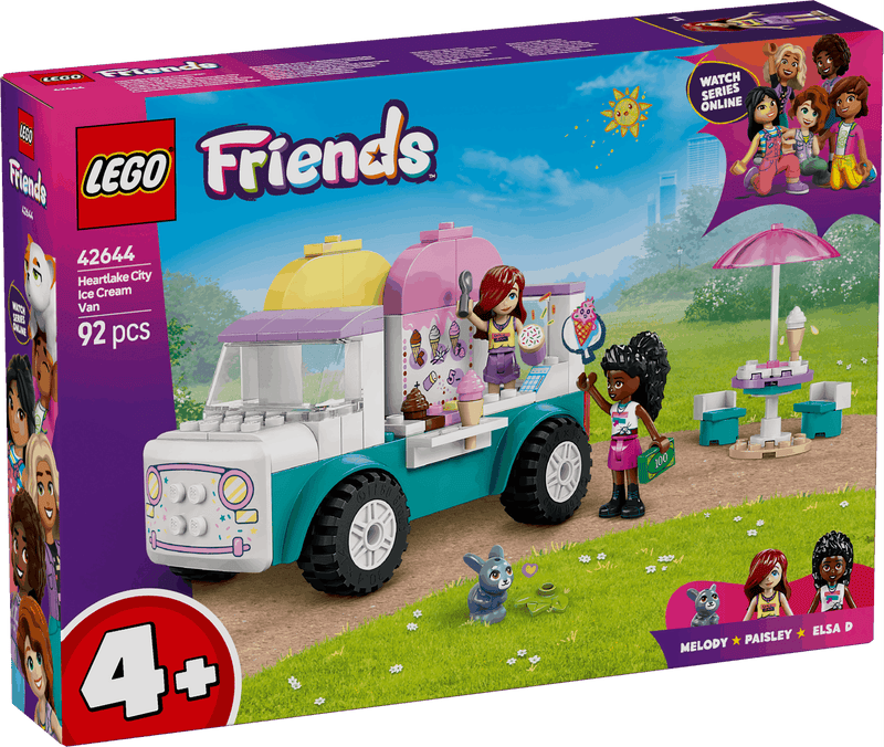 Lego Friends 42644 Heartlake City Ice Cream Truck Playset for Ages 4+ collectible from Curious Minds