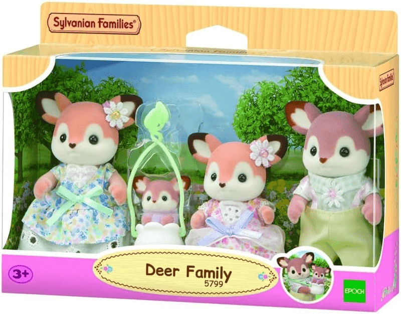Sylvanian Families Deer Family Toy Playset for Ages 3 and Up collectible from Curious Minds
