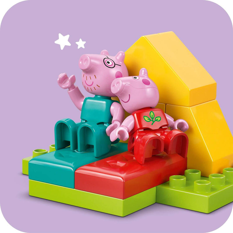 Lego Duplo 10452 Peppa Pig Camping Trip Toy for Toddlers Ages 2 and Up, rear view