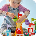 Lego Duplo 10453 Peppa Pig Funfair Playset for Toddlers Ages 2 and Up, packaging shot