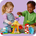Lego Duplo 10453 Peppa Pig Funfair Playset for Toddlers Ages 2 and Up, rear view