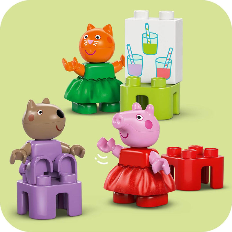 Lego Duplo 10453 Peppa Pig Funfair Playset for Toddlers Ages 2 and Up, close-up detail