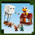 Lego Minecraft Movie 21273 The Ghast Balloon Village Attack Ages 10+, close-up detail