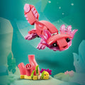 Lego Creator 3 in 1 31170 Wild Animals: Pink Flamingo for Ages 8 & Up, side angle
