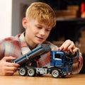 Lego Technic 42203 Tipping Dump Truck Toy Model Set for Ages 9 and Up, side angle