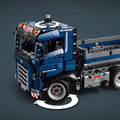 Lego Technic 42203 Tipping Dump Truck Toy Model Set for Ages 9 and Up, rear view