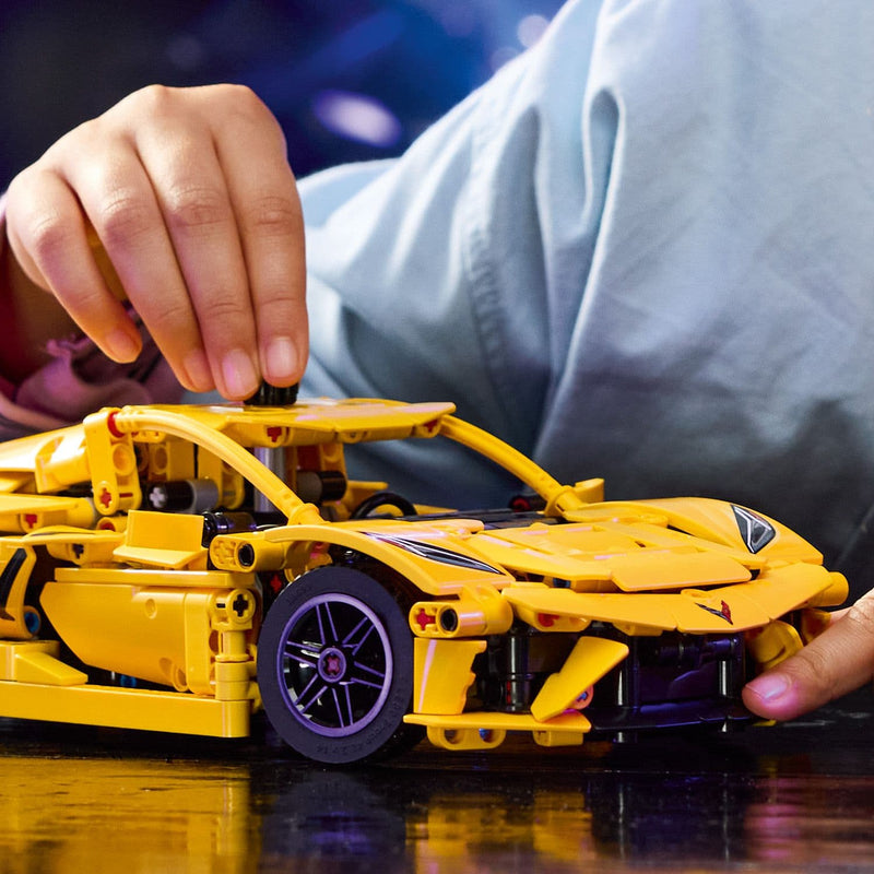 Lego Technic 42205 Chevrolet Corvette Stingray Playset for Ages 9 & Up, packaging shot