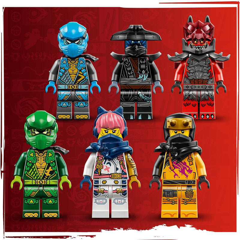 Lego Ninjago 71832 Thunderfang Dragon of Chaos Toy for Ages 8 and Up, rear view