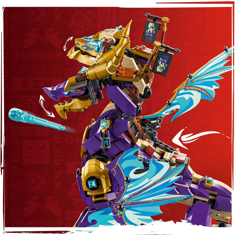 Lego Ninjago 71836 Arc Dragon of Focus Toy Playset for Ages 9 and Up, rear view