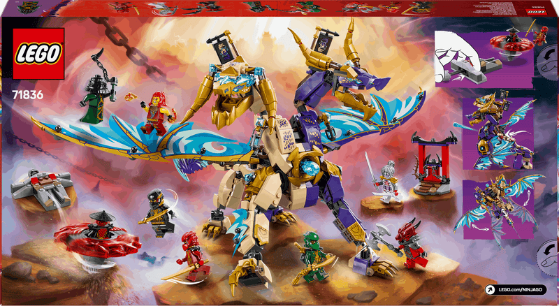 Lego Ninjago 71836 Arc Dragon of Focus Toy Playset for Ages 9 and Up, in display