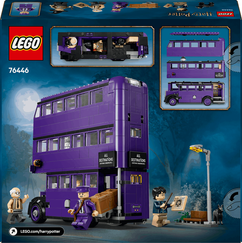 Lego Harry Potter 76446 Knight Bus Adventure Playset for Ages 8 and Up, additional view