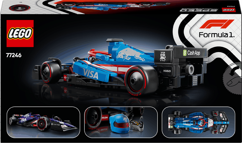 Lego Speed Champions 77246 Visa Cash App RB VCARB 01 F1 Race Car 18+