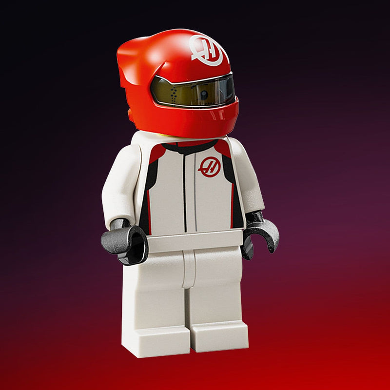 Lego Speed Champions 77250 MoneyGram Haas F1 Team VF-24 Race Car 10+, rear view
