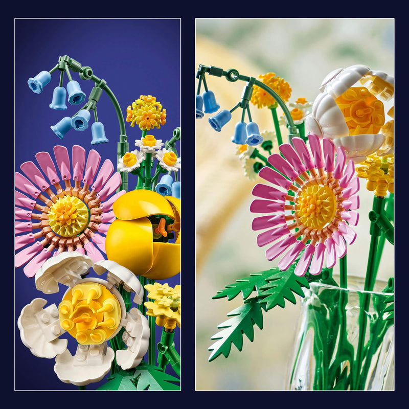 Lego Botanicals 10347 Petite Sunny Bouquet Buildable Gift for Ages 9+, packaging shot