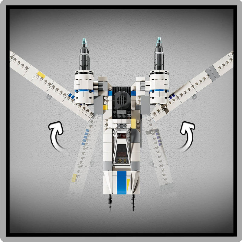 Lego Star Wars 75399 Rebel U-Wing Starfighter Playset for Ages 8 & Up, rear view