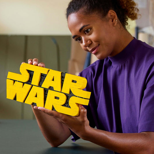 Lego Star Wars 75407 Brick-Built Star Wars Logo for Adults Ages 18+, alternate view