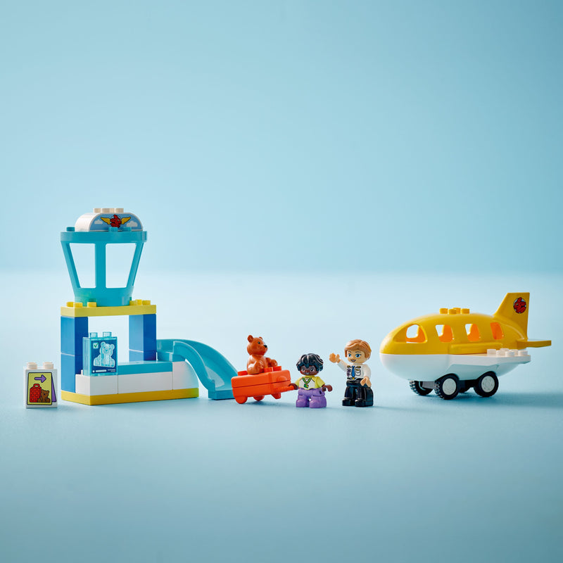 Lego Duplo Town 10443 First Time at the Airport Set for Ages 2 and Up, alternate view