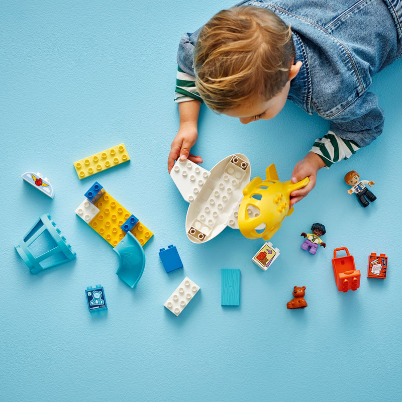 Lego Duplo Town 10443 First Time at the Airport Set for Ages 2 and Up, rear view