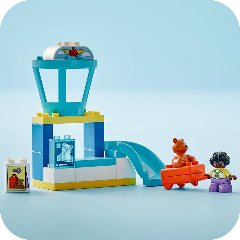 Lego Duplo Town 10443 First Time at the Airport Set for Ages 2 and Up, close-up detail