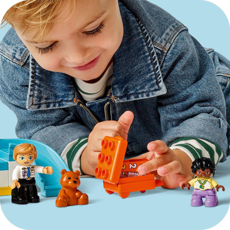 Lego Duplo Town 10443 First Time at the Airport Set for Ages 2 and Up, packaging shot