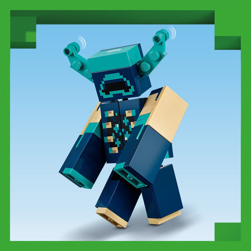 Lego Minecraft 21274 The Warden Encounter Playset for Ages 7 and Up, packaging shot