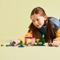 Lego Minecraft 21275 The TNT Jungle House Playset for Ages 8 and Up, close-up detail