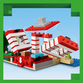 Lego Minecraft 21275 The TNT Jungle House Playset for Ages 8 and Up, in display