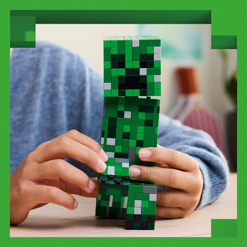 Lego Minecraft 21276 The Creeper Buildable Playset for Ages 10 and Up, packaging shot