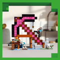 Lego Minecraft 21277 The Pickaxe Mine Buildable Playset for Age 8 & Up, rear view