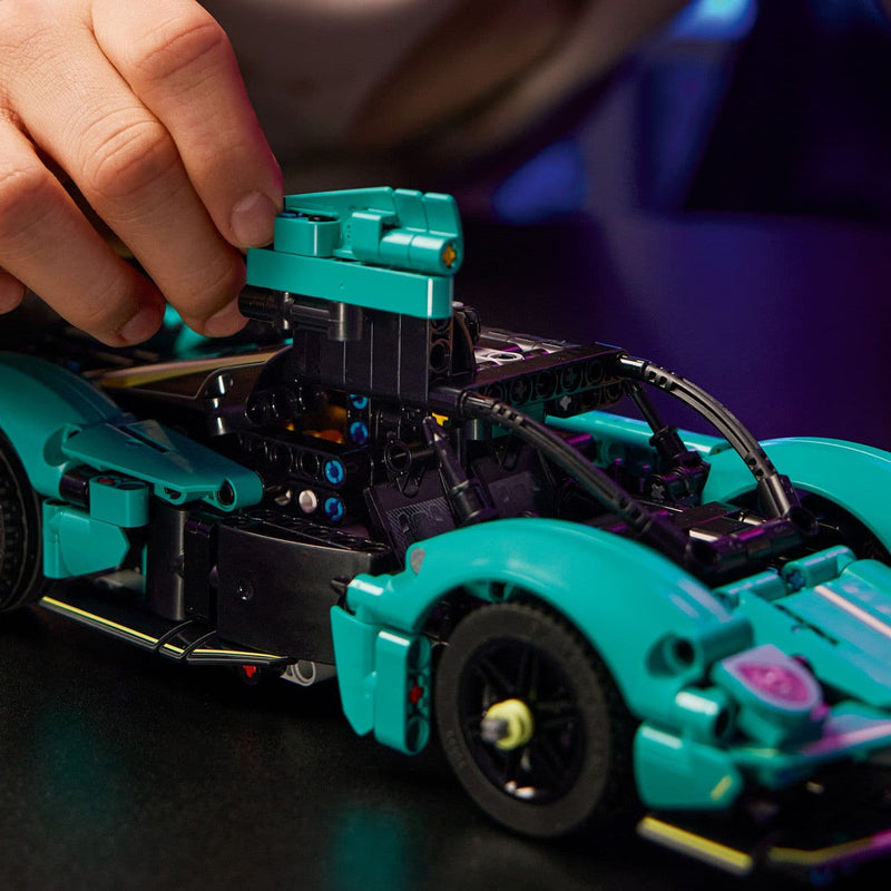 Lego Technic 42208 Aston Martin Valkyrie Building Set for Ages 9 & Up, close-up detail