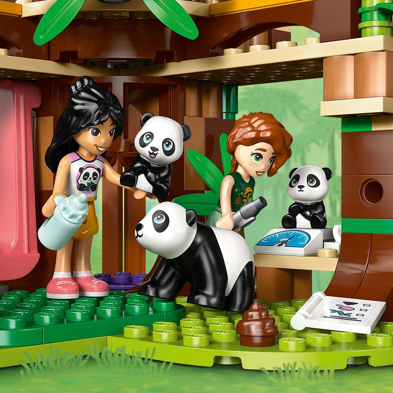Lego Friends 42648 Panda Sanctuary Animal Care Set for Ages 7 and Up, in display