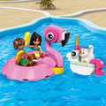 Lego Friends 42658 Unicorn & Flamingo Pool Party Set for Ages 5 and Up, rear view