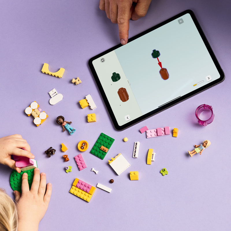 Lego Friends 42665 Puppy Playground Buildable Playset for Ages 4 & Up, close-up detail