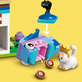 Lego Friends 42666 Cat Birthday Party & Tree House for Ages 6 and Up, in display
