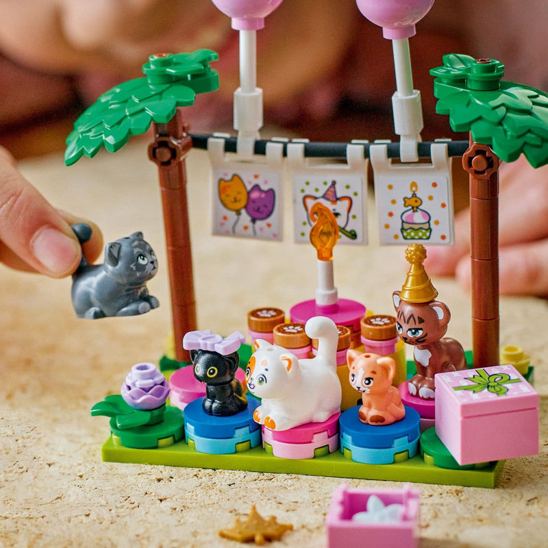 Lego Friends 42666 Cat Birthday Party & Tree House for Ages 6 and Up, rear view
