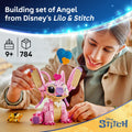 Lego Disney Classic 43257 Angel from Lilo & Stitch for Ages 9 and Up, in display