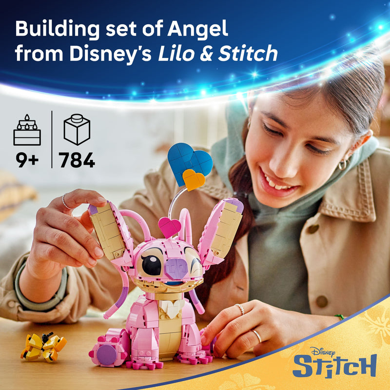 Lego Disney Classic 43257 Angel from Lilo & Stitch for Ages 9 and Up, in display