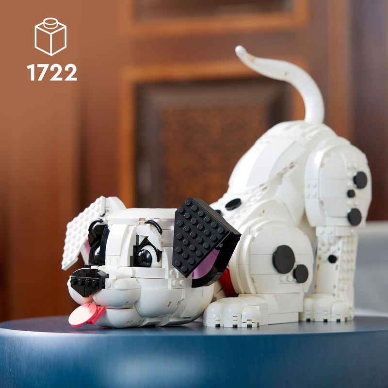 Lego Disney Classic 43269 101 Dalmatians Puppy for Adults Ages 18 & Up, in display