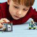 Lego City Police 60455 Police Motorcycle Chase Playset for Ages 4 & Up, side angle
