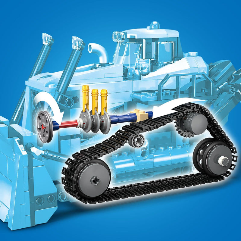 Lego City Big Vehicles 60466 Yellow Bulldozer Playset for Ages 8 & Up, packaging shot