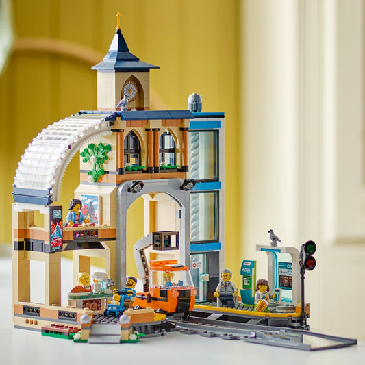 Lego City Trains 60469 Central Train Station Playset for Ages 7 and Up, alternate view