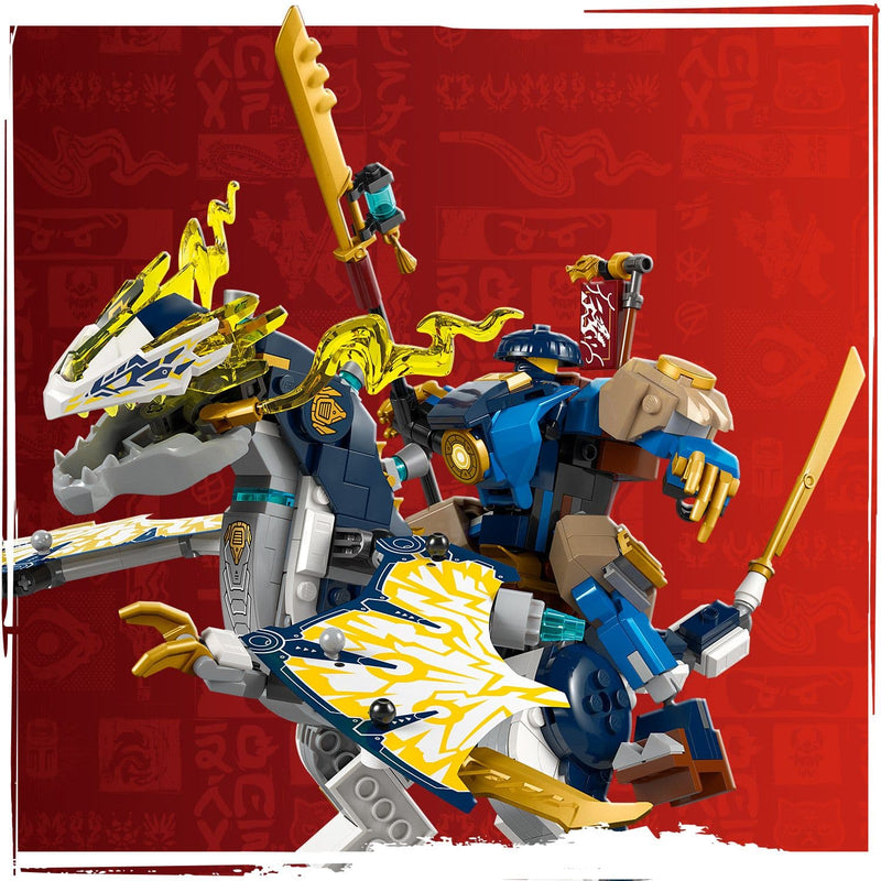 Lego Ninjago 71843 Rogue's Mech Dragon Rider Playset for Ages 8 and Up, rear view