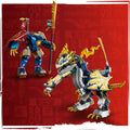 Lego Ninjago 71843 Rogue's Mech Dragon Rider Playset for Ages 8 and Up, packaging shot